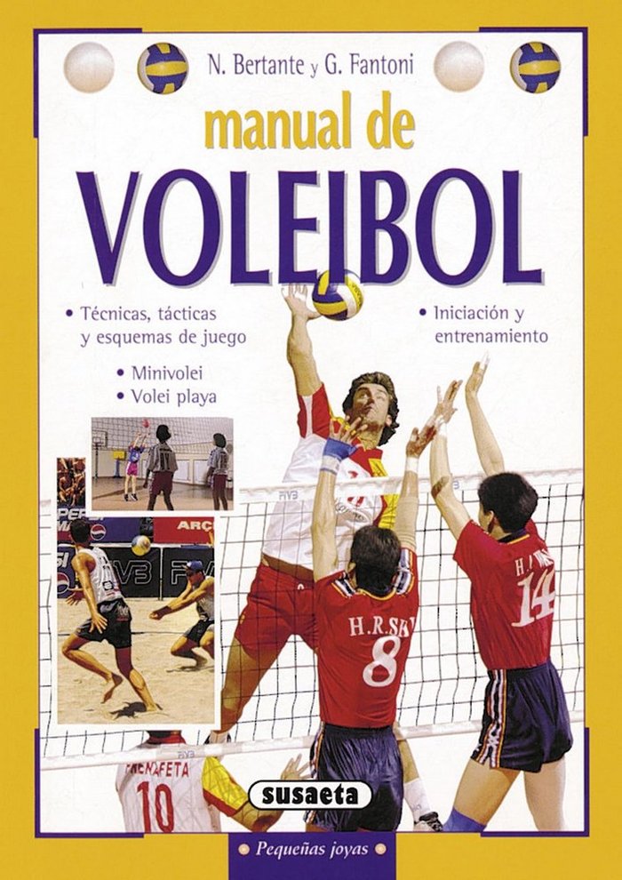 Manual de voleibol, de Bertante | portada del libro