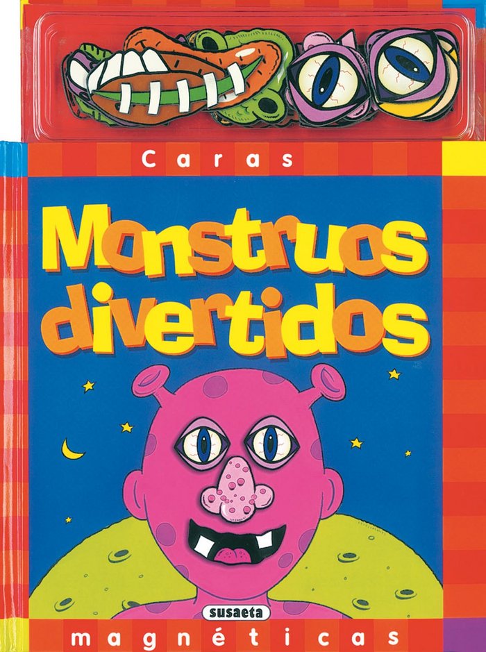 Monstruos divertidos, caras magnéticas | portada del libro