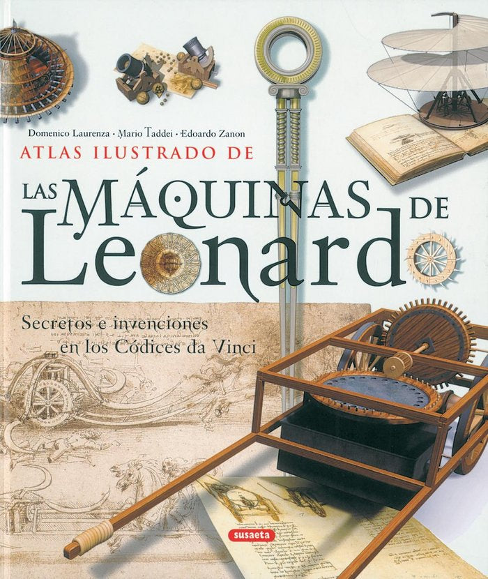 Las máquinas de Leonardo, de Laurenza | portada del libro