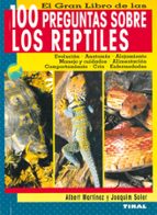 100 preguntas sobre los reptiles, de Albert Martínez | portada del libro