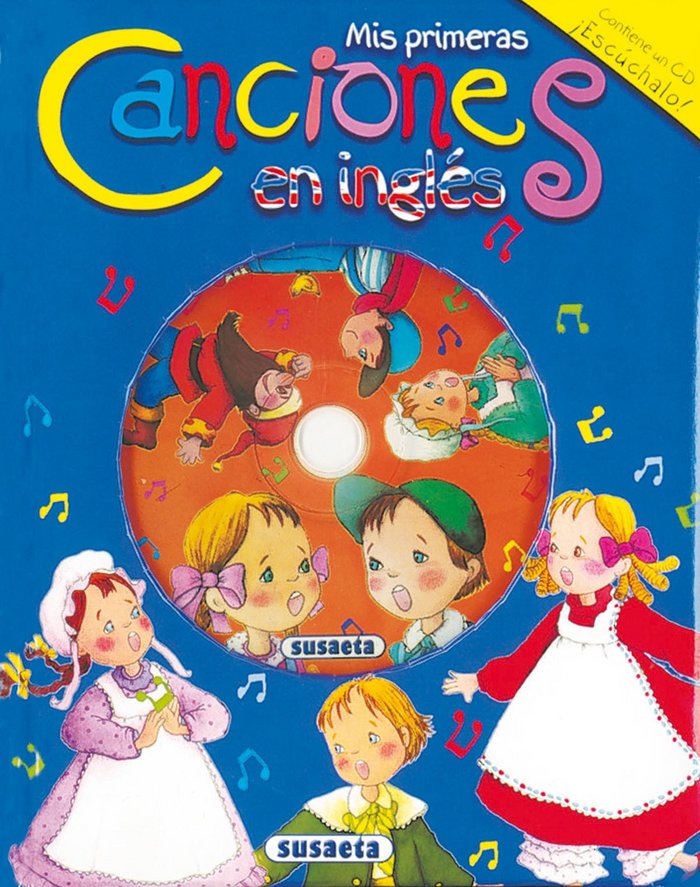 Mis primeras canciones en inglés, de Susaeta | portada del libro