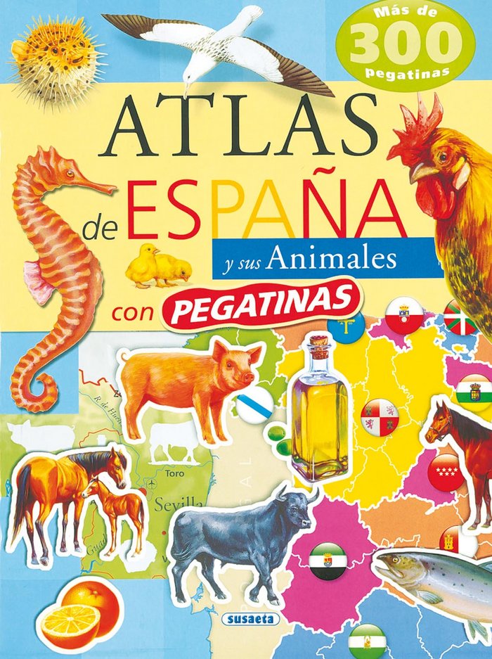 Atlas de España y sus animales, de Varios autores | portada del libro