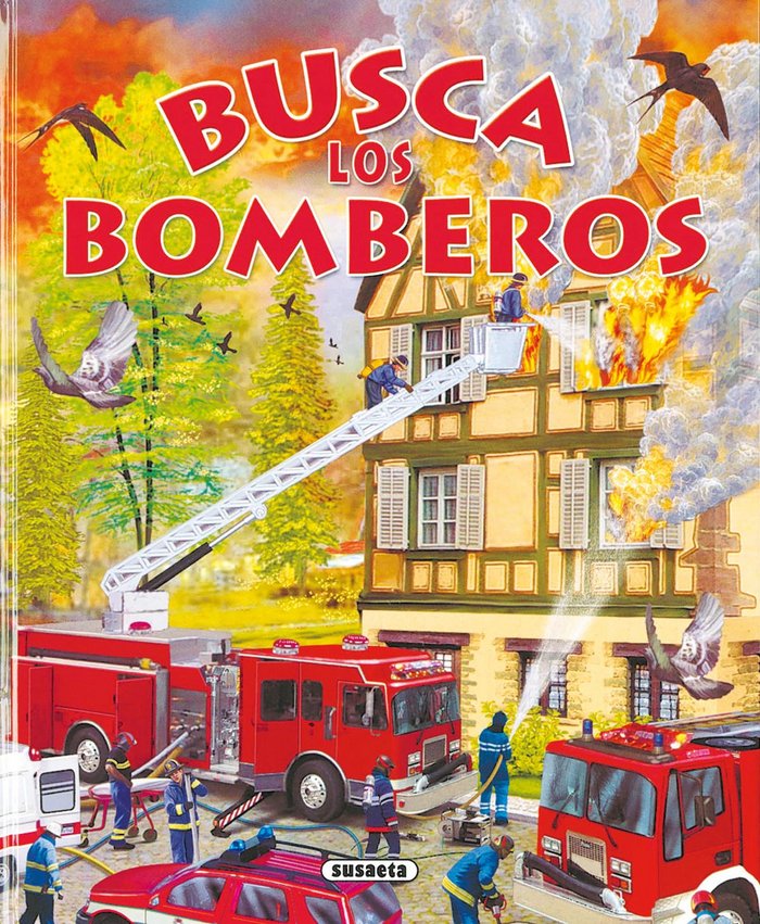 Busca los bomberos, de Susaeta, Equipo | portada del libro