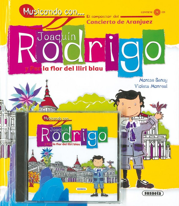 Joaquín Rodrigo y Per la flor del lliri blau, de Sanuy | portada del libro