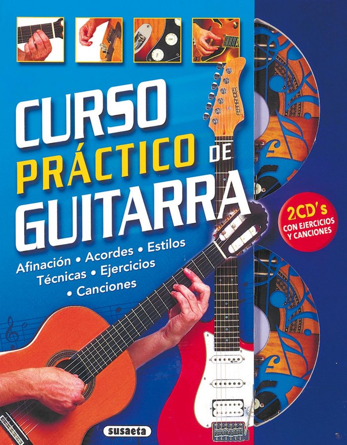 Curso práctico de guitarra con 2 CD, de Susaeta, Equipo | portada del libro