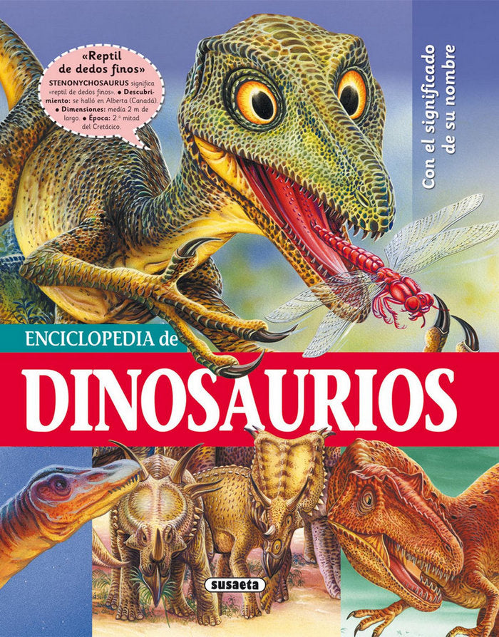 Enciclopedia de dinosaurios, de Arredondo | portada del libro