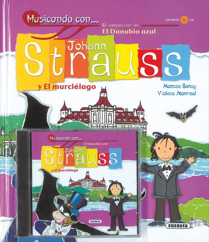 Johann Strauss y el murciélago, de Sanuy | portada del libro