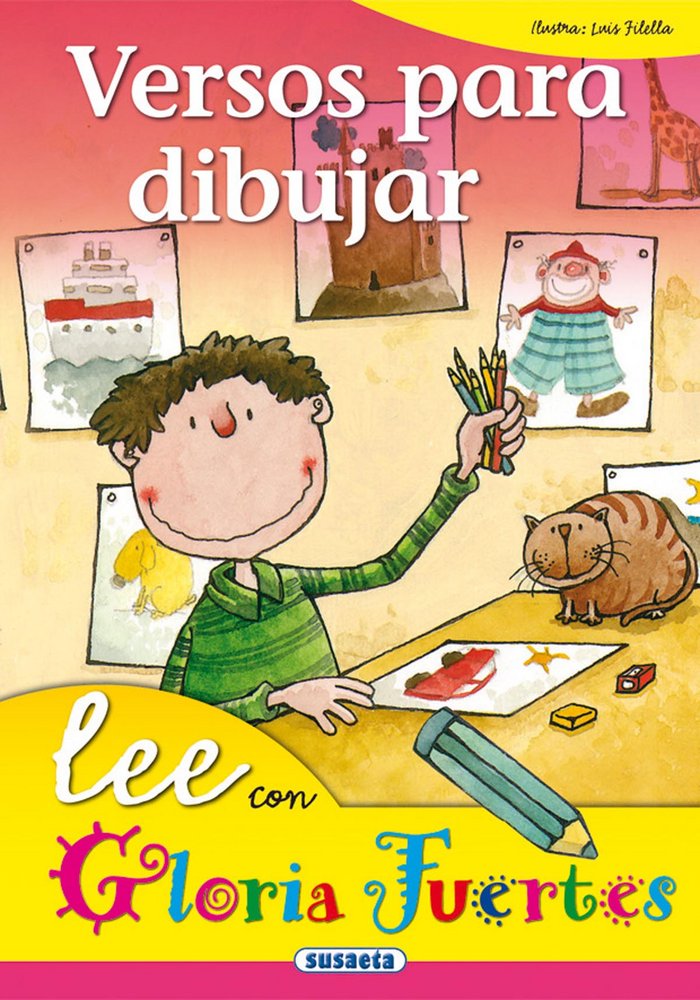 Versos para dibujar, de Fuertes, Gloria | portada del libro