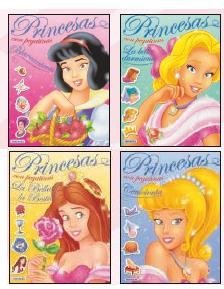 Princesas con pegatinas brillantes (4 títulos), de Susaeta, Equipo | portada del libro