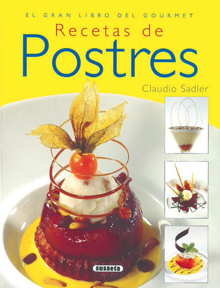 Recetas de postres, de Susaeta | portada del libro