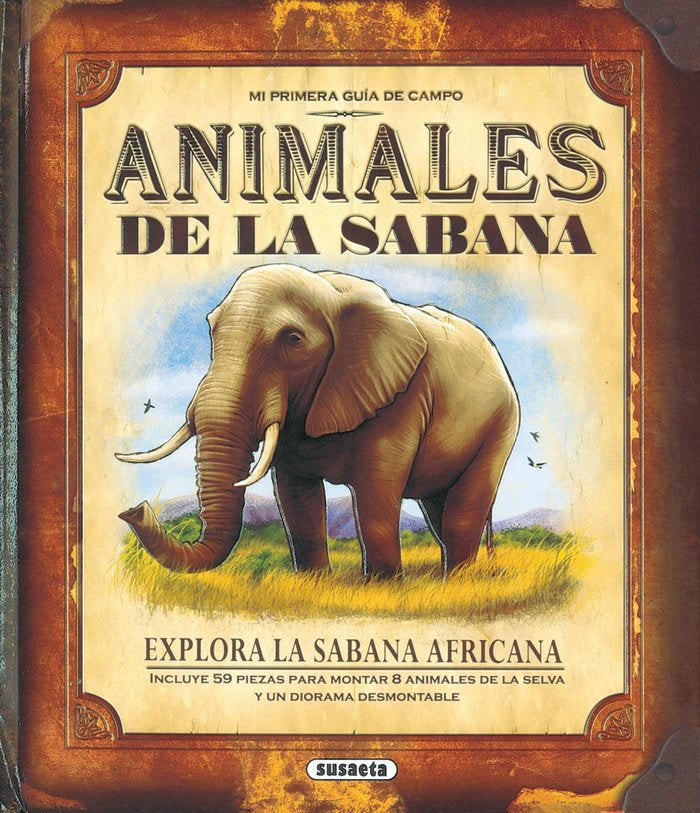 Animales de la sabana, de VV.AA. | portada del libro