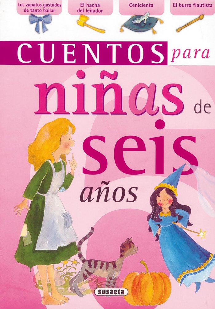 Cuentos para niñ@s de seis años, de Susaeta | portada del libro