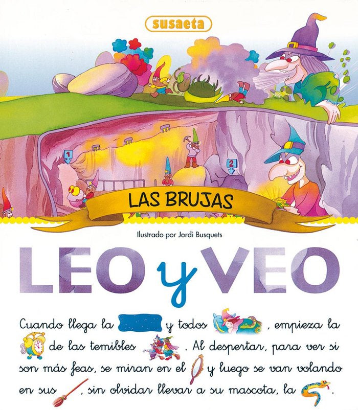 Leo y Veo Las Brujas, de Susaeta, Equipo | portada del libro