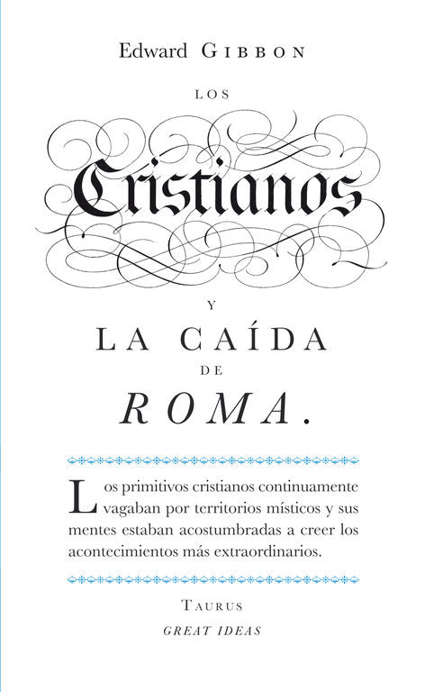 Los cristianos y la caída de Roma (Serie Great Ideas 22), de Gibbon, Edward | portada del libro