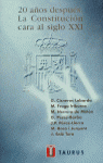 20 AÑOS DESPUES CONSTITUCION CARA SXXI, de CISNEROS | portada del libro