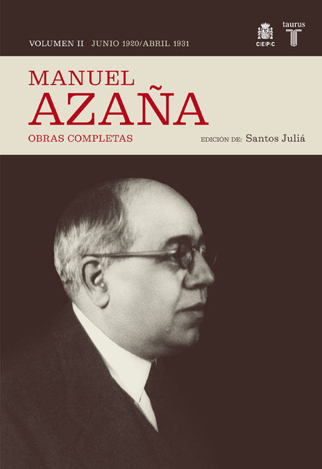 Obras completas. Volumen II (junio 1920 / abril 1931), de Azaña, Manuel | portada del libro