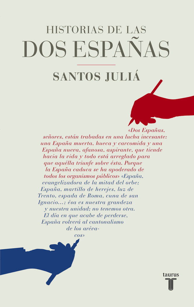 Historias de las dos Españas, de Juliá, Santos | portada del libro