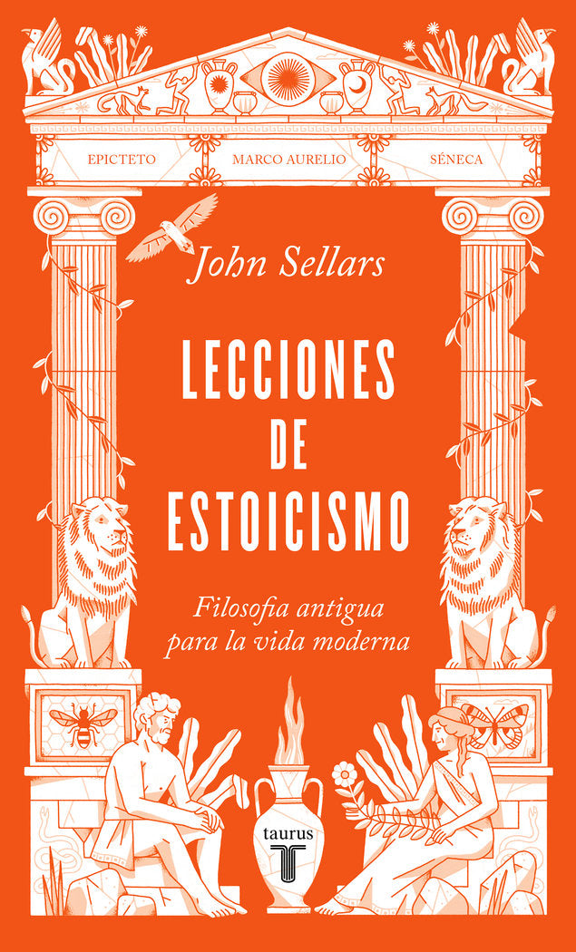 Lecciones de estoicismo, de Sellars, John | portada del libro