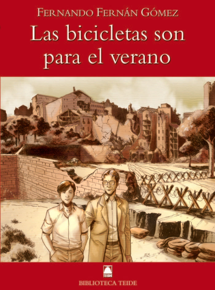 Biblioteca Teide 011 - Las bicicletas son para el verano -Fernando Fernán Gómez-, de Fortuny Giné, Joan Baptista | portada de