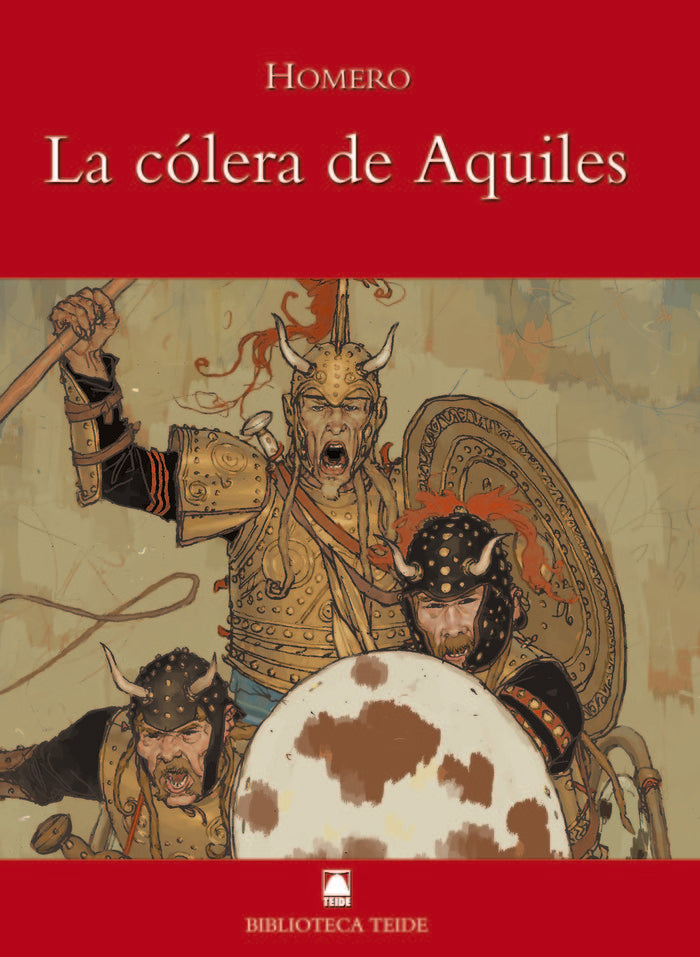 Biblioteca Teide 012 - La cólera de Aquiles -Homero-, de Fortuny Giné, Joan Baptista | portada del libro