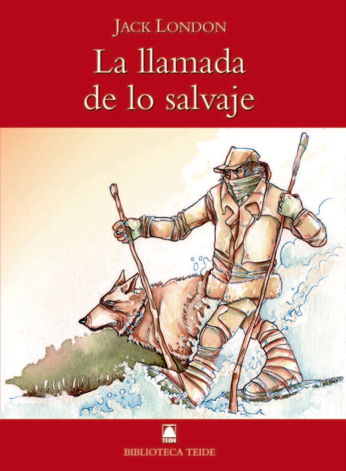 Biblioteca Teide 013 - La llamada de lo salvaje -Jack London-, de Fortuny Giné, Joan Baptista | portada del libro