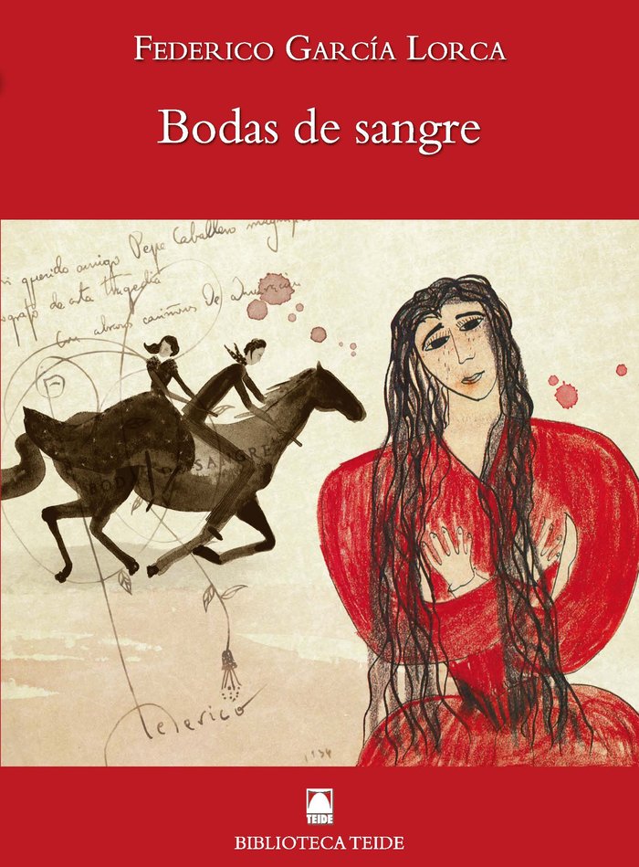 Biblioteca Teide 072 - Bodas de sangre -Federico García Lorca-, de Fortuny Giné, Joan Baptista | portada del libro