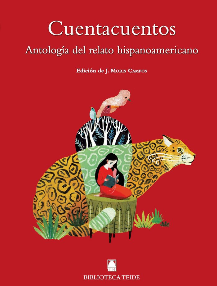 Biblioteca Teide 079 - Cuentacuentos. Antología del cuento hispanoamericano, de Fortuny Giné, Joan Baptista | portada del lib
