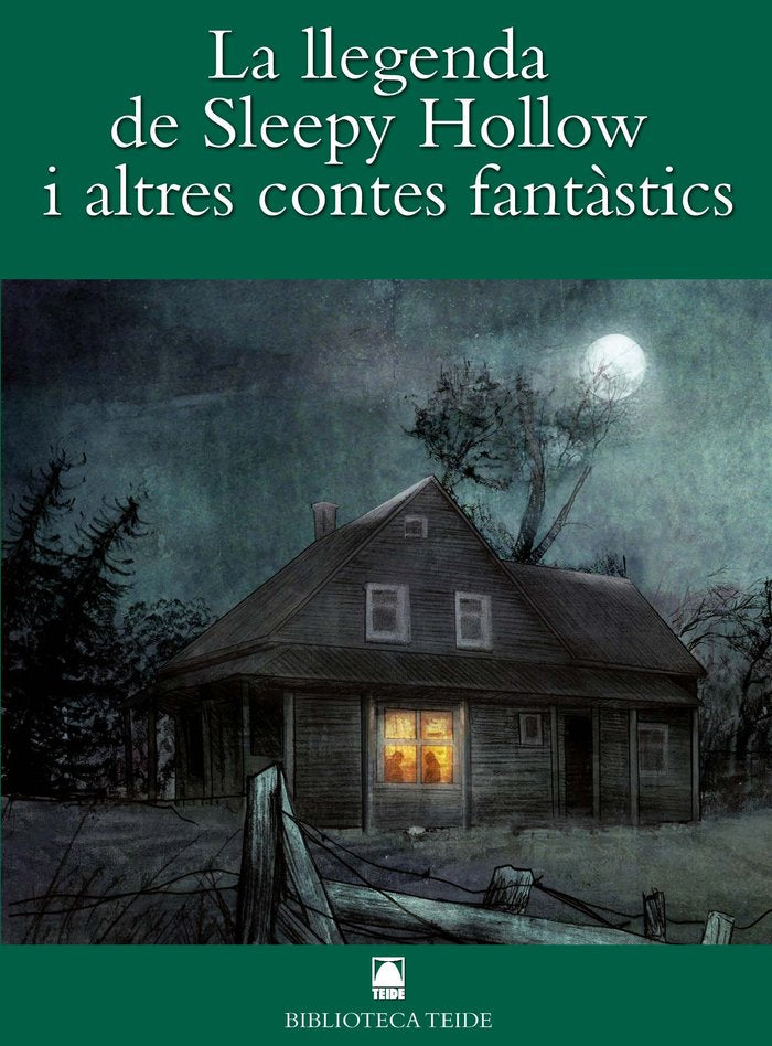 Biblioteca Teide 038 - La llegenda de Sleepy Hollow i altres contes fantàstics, de Fortuny Giné, Joan Baptista | portada del 