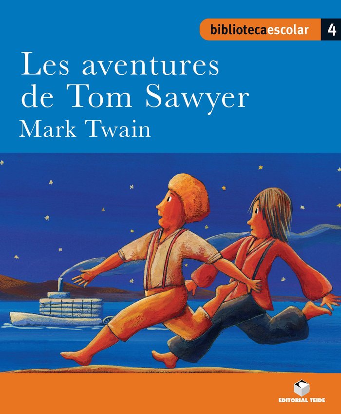 Biblioteca Escolar 04 - Les aventures de Tom Swayer -Mark Twain-, de Varios autores | portada del libro