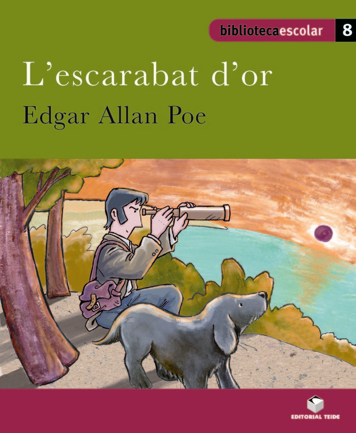 Biblioteca escolar 08 - L'escarabat d'or -Edgar Allan Poe- | portada del libro