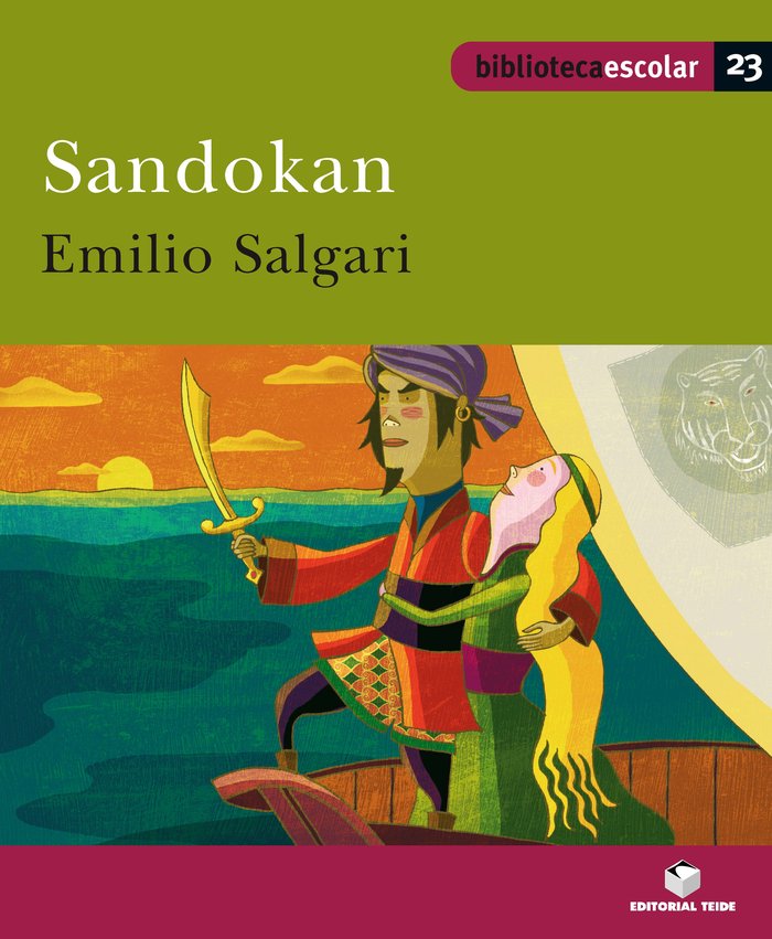 Biblioteca Escolar 023 - Sandokan -Emilio Salgari-, de SALGARI, EMILIO | portada del libro