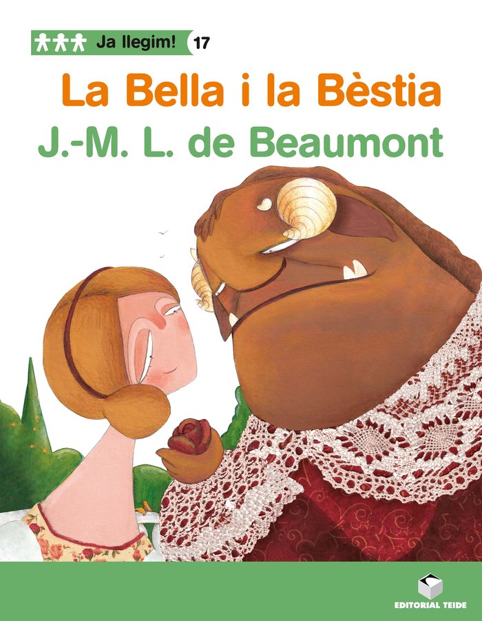 Ja llegim! 017 - La bella i la bèstia -J. -M. Leprince de Beaumont-, de Varios autores | portada del libro