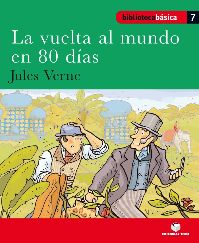 Biblioteca Básica 07 - La vuelta al mundo en 80 días -Jules Verne-, de AA.VV. | portada del libro