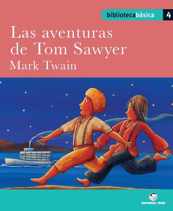 Biblioteca Básica 04 - Las aventuras de Tom Sawyer -Mark Twain-, de Varios autores | portada del libro