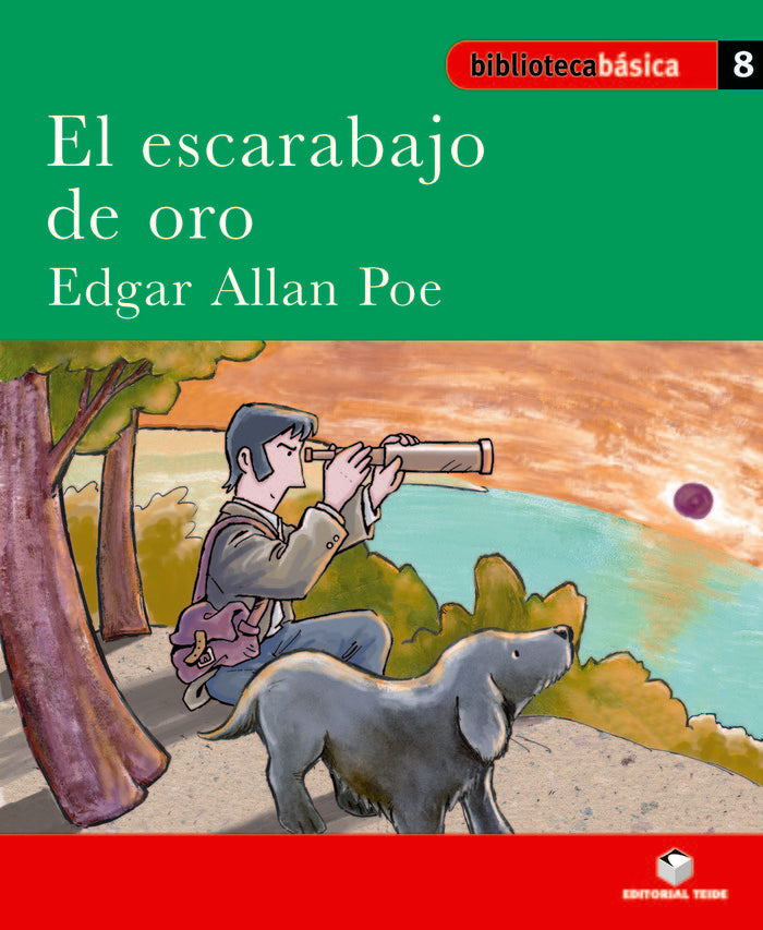 Biblioteca básica 08 - El escarabajo de oro -Edgar Allan Poe-, de POE,EDGAR ALLAN | portada del libro