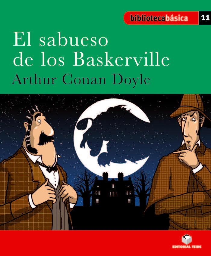 Biblioteca básica 011 - El sabueso de los Barkerville -Arthur Conan Doyle- | portada del libro
