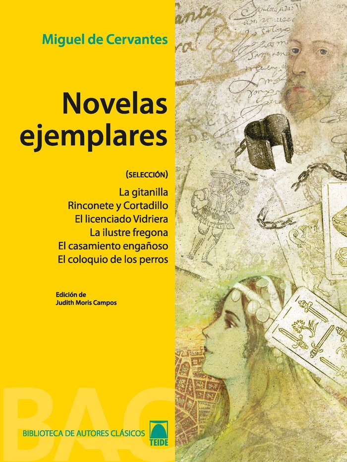 Novelas ejemplares - Colección Biblioteca de Autores Clásicos. Bachillerato, de Fortuny Giné, Joan Baptista | portada del lib