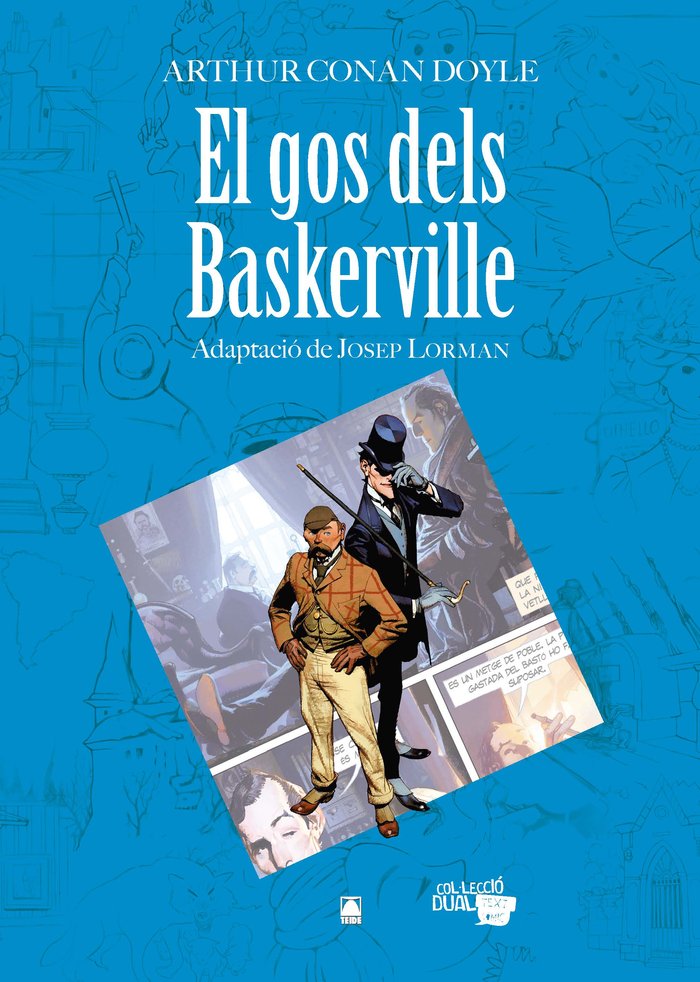 Col·lecció Dual 006. El gos dels Baskerville, de Martí Raüll, Salvador | portada del libro