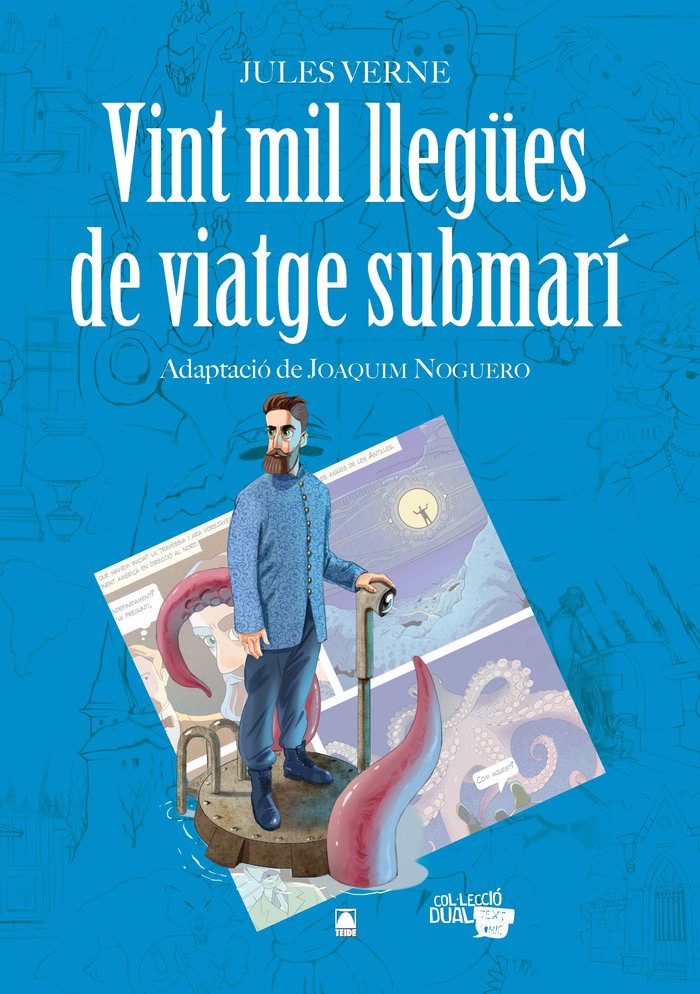 20.000 LLEGUES DE VIATGE SUBMARINA (ADAPTACIO COMICS) | portada del libro
