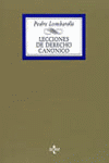 Lecciones de Derecho Canónico, de LOMBARDIA,PEDRO | portada del libro