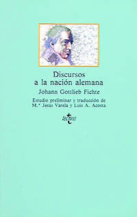 Discursos a la nación alemana, de Fichte, Johann Gottlieb | portada del libro