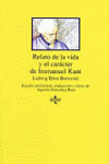 RELATO DE LA VIDA Y EL CARACTER DE IMMANUEL KANT, de BOROWSKI | portada del libro