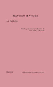 La Justicia, de Vitoria, Francisco de | portada del libro