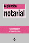 Legislación notarial | portada del libro