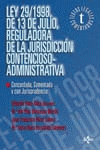 Ley 29/1998, de 13 de julio, reguladora de la jurisdicción contencioso-administrativa, de ROCA E - BENSUSAN Mª - PEREZ J | po