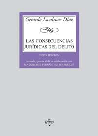 Las consecuencias jur¡dicas del delito, de LANDROVE DIAZ, GERARDO | portada del libro