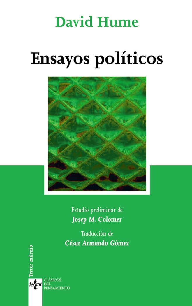 Ensayos políticos, de Hume, David | portada del libro