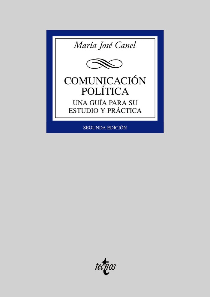 Comunicación política, de Canel, María José | portada del libro