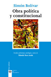Obra política y constitucional, de Bolivar, Simón | portada del libro