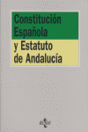Constitución Española y Estatuto de Andaluc¡a, de AA.VV. | portada del libro